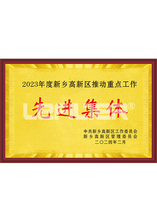 2023年度新鄉高新區推動重點工作先進集體